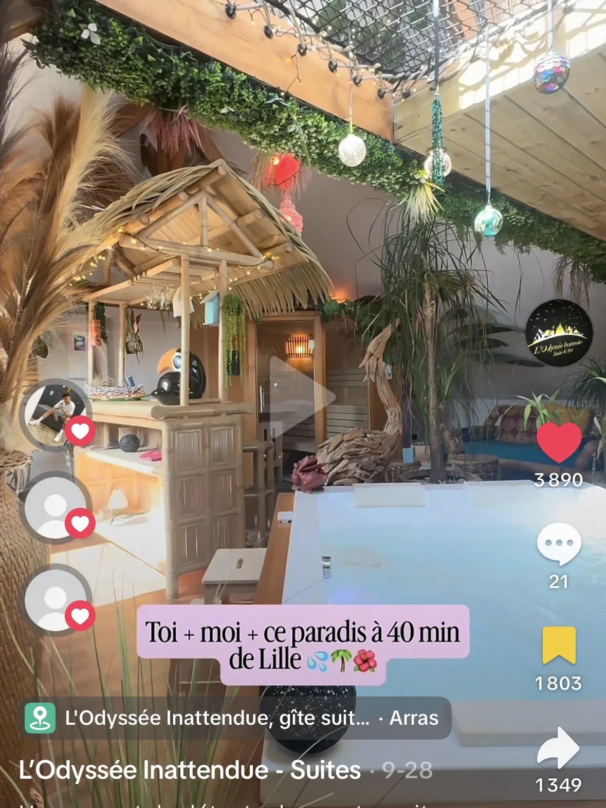 Vidéo TikTok de la suite la Paillote, L’Odyssée Inattendue